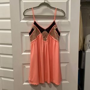 tea & cup Pink Mini Dress
